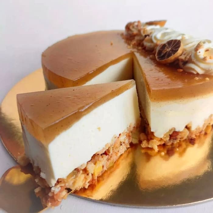 Jablečný cheesecake