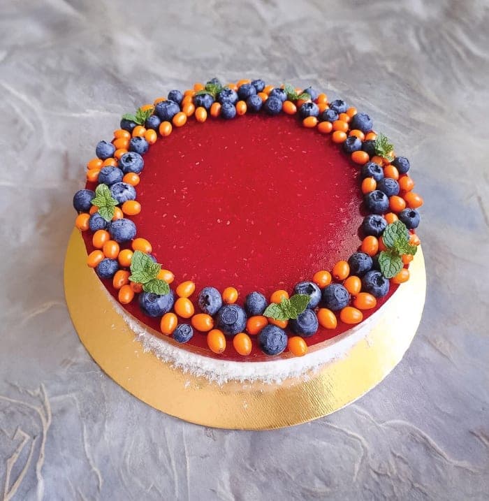 Cheesecake malinový