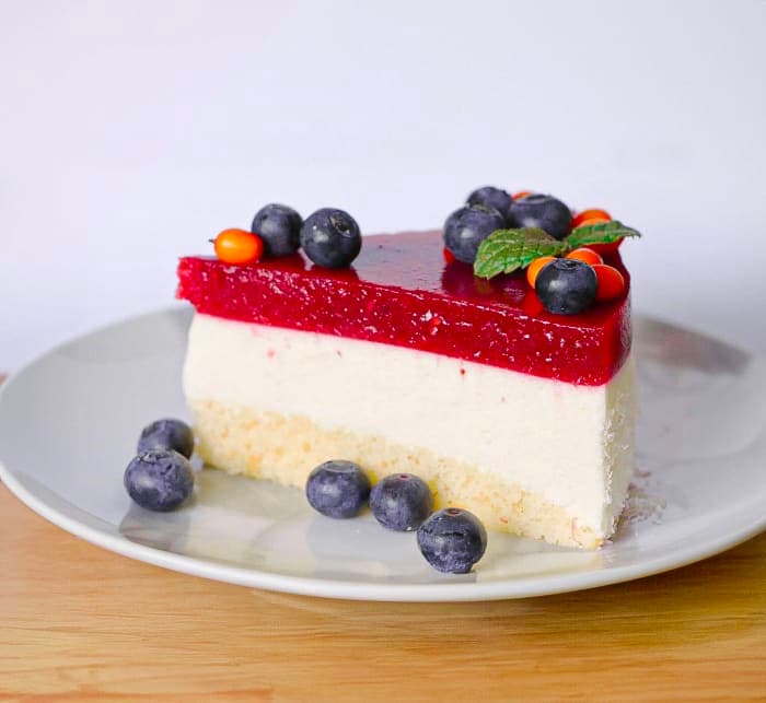 Cheesecake malinový